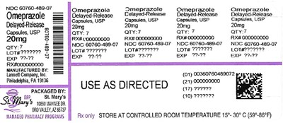 Omep (Omeprazole Dr 60760 489 07)